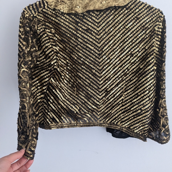 Gold sequin top - Picture 2 of 4
